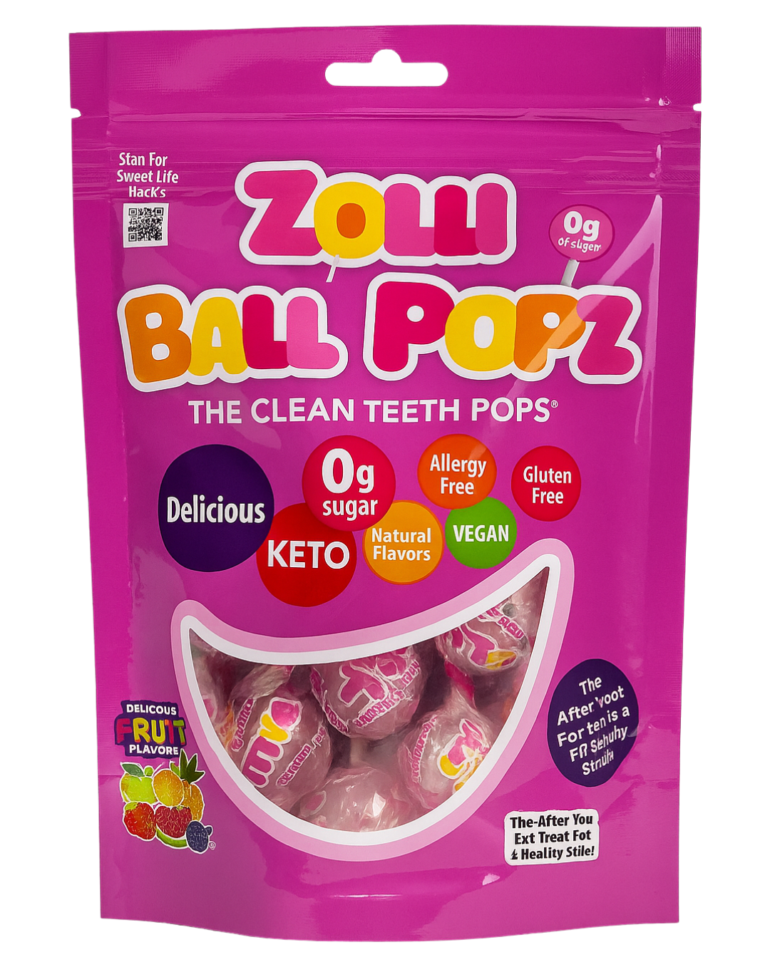 Chupetes Zolli Ball Popz