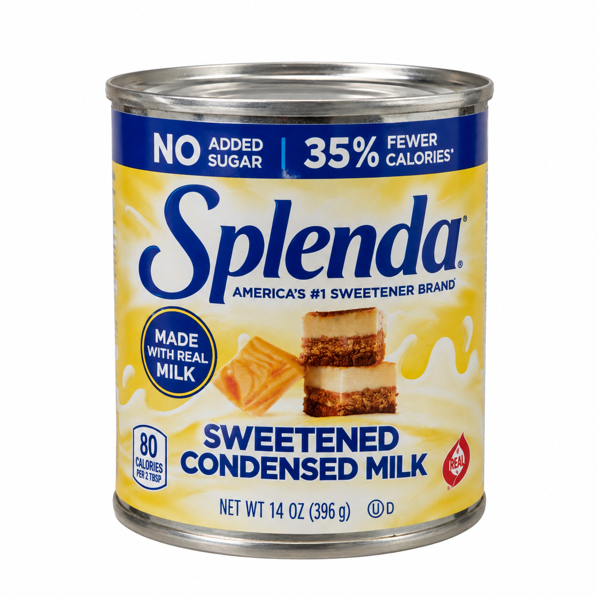 Leche condensada SPLENDA endulzada reducida en calorías